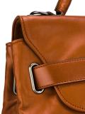 flap closure tote bag