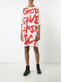 God Save America T-shirt dress 