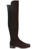 tonal flat boots