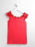 ruffled tank top