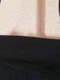 mesh panelled swimsuit