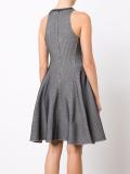 printed pleated dress