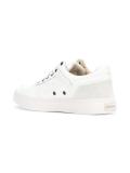perforated detail lace-up sneakers