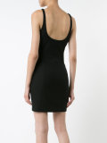 front zip fitted dress