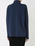 micro crepe roll neck sweater