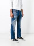 'Rioped' straight-leg jeans