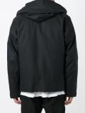 monkey print hooded jacket 