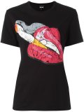 'lips' print T-shirt