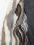 Cropped Mink Fur Lined Parka