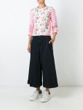 floral longsleeved knitted top