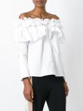 layered ruffle top 