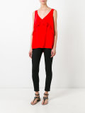 ruffled detail tank