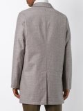 reversible single breasted coat