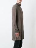 draped funnel neck jumper