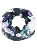 blossom print circle scarf