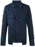 beaded badge jacket