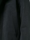 zipped hooded mid coat