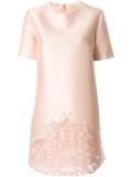 embroidered hem dress