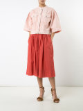 bell sleeve denim jacket
