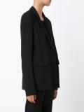 lace panel blazer