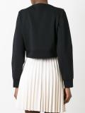 cropped logo print sweatshirt 