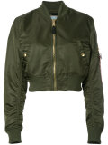 cropped bomber jacket