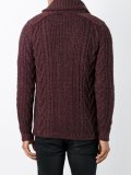 cable knit cardigan