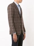 classic checked blazer