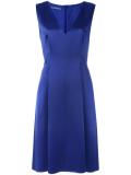 V-neck flared dress