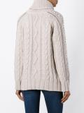 studded roll neck jumper