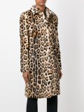 leopard print coat
