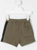 star stripe knit shorts