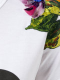 logo floral embroidered T-shirt