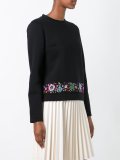 embroidered hem jumper