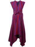 trapeze hem midi dress