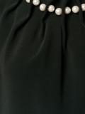 pearl-embellished mini dress