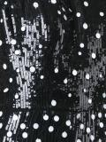 sequin dots detailing dress