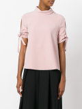 open sleeve T-shirt