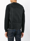 sleeveless bomber vest