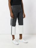 flared cropped trousers