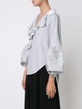 'Dot Pique Ruffled' shirt