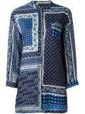 Patchwork print shirt