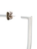 silver single earring