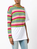 striped knitted T-shirt