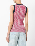 rib stripe tank top