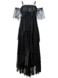 layered off-shoulder dress