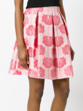 floral pleated skirt