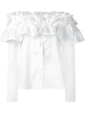 layered ruffle top 