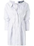 striped shirt dress