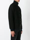 zipped bomber jacket